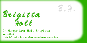 brigitta holl business card